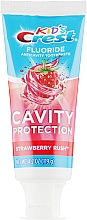 Детская зубная паста - Crest Kids Cavity Protection Strawberry Rush Anticavity Fluoride Toothpaste — фото N2