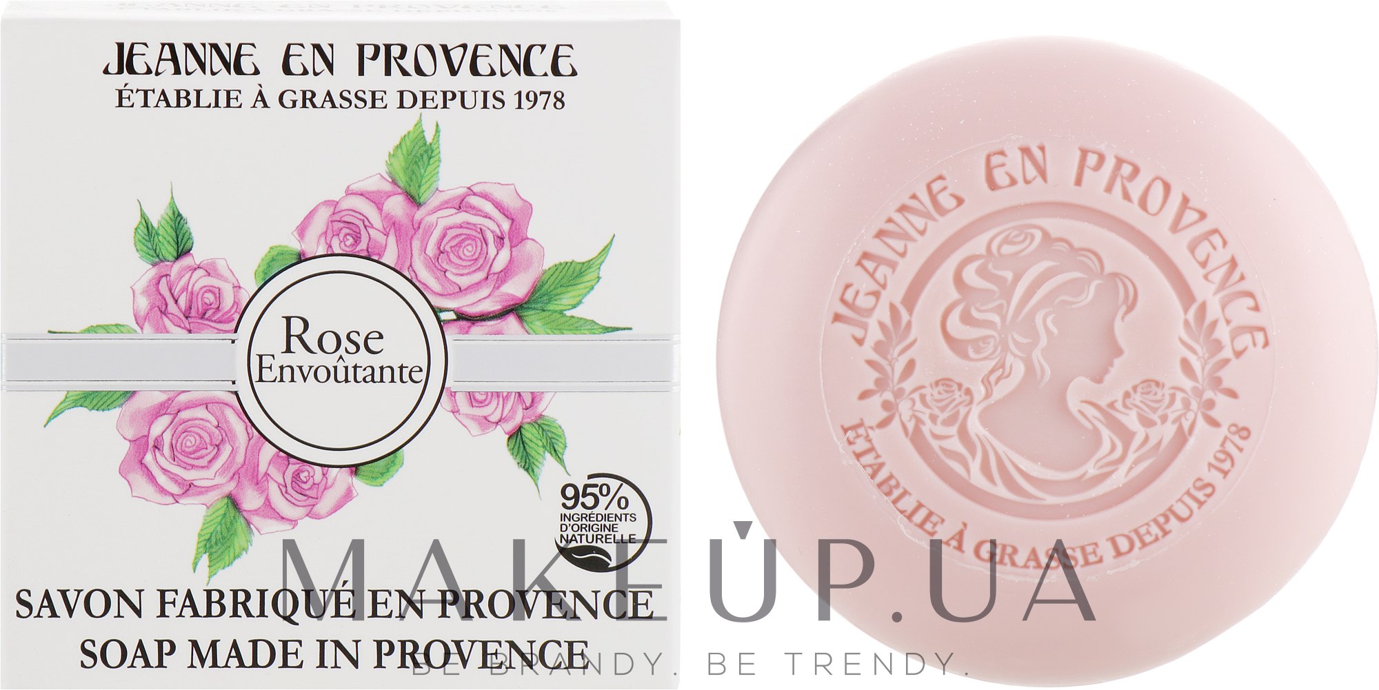 Мыло "Роза" - Jeanne en Provence Rose Soap — фото 100g