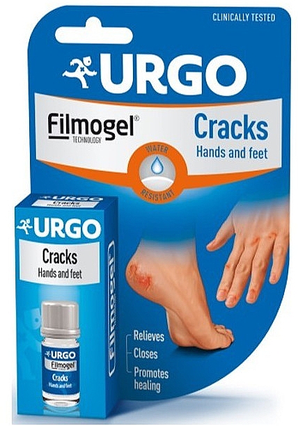 Засіб для потрісканої шкіри рук та п'ят - Urgo Filmogel Cracks Hands & Feet — фото N1