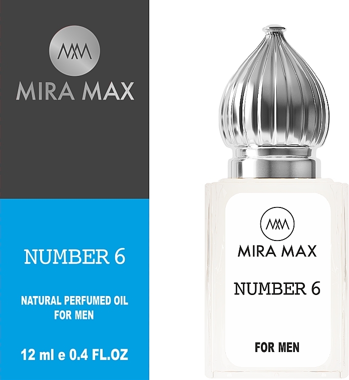 Mira Max Number 6 - Парфумована олія для чоловіків — фото N1