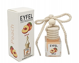 Аромадиффузор в машину "Персик" - Eyfel Perfume Peach Car Fragrance — фото N1