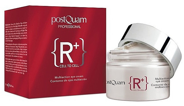 Противоотечный гель для контура глаз - PostQuam R+ Cell To Cell Eyes Contour — фото N1