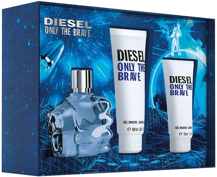 Diesel Only The Brave - Набір (edt/75ml + sh/g/100ml + sh/g/50ml)