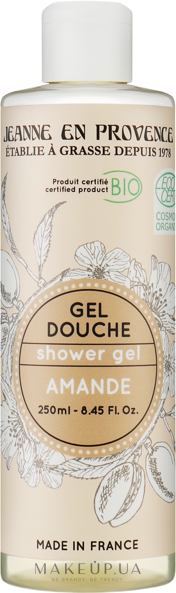 Гель для душа с миндалем - Jeanne en Provence BIO Almond Shower Gel — фото 250ml