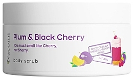 Скраб для тіла з ароматом сливи та чорної вишні - Nacomi Plum And Black Cherry Body Scrub — фото N1