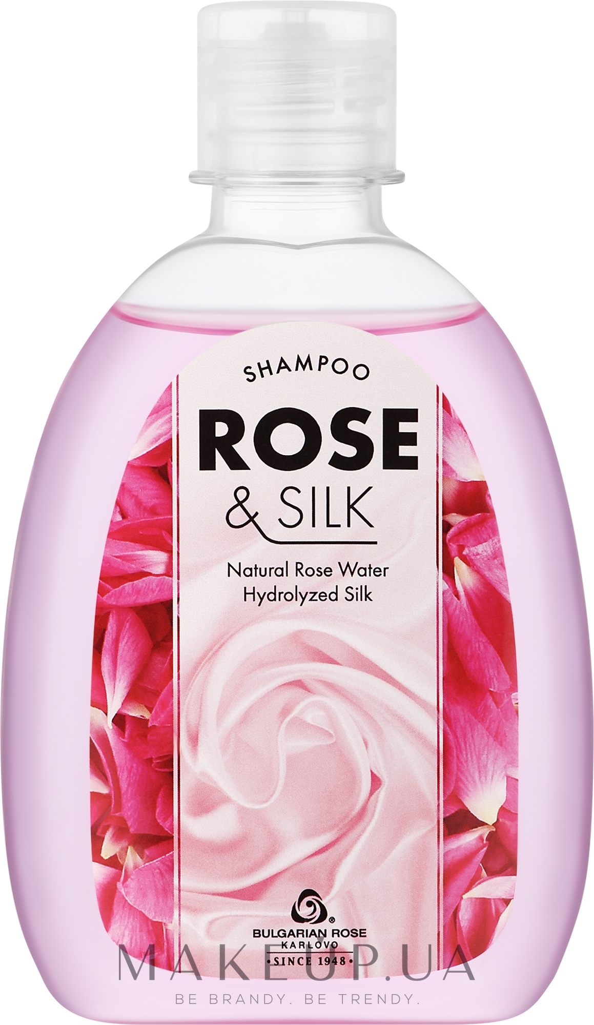 Шампунь для волос - Bulgarian Rose Rose & Silk Shampoo — фото 320ml