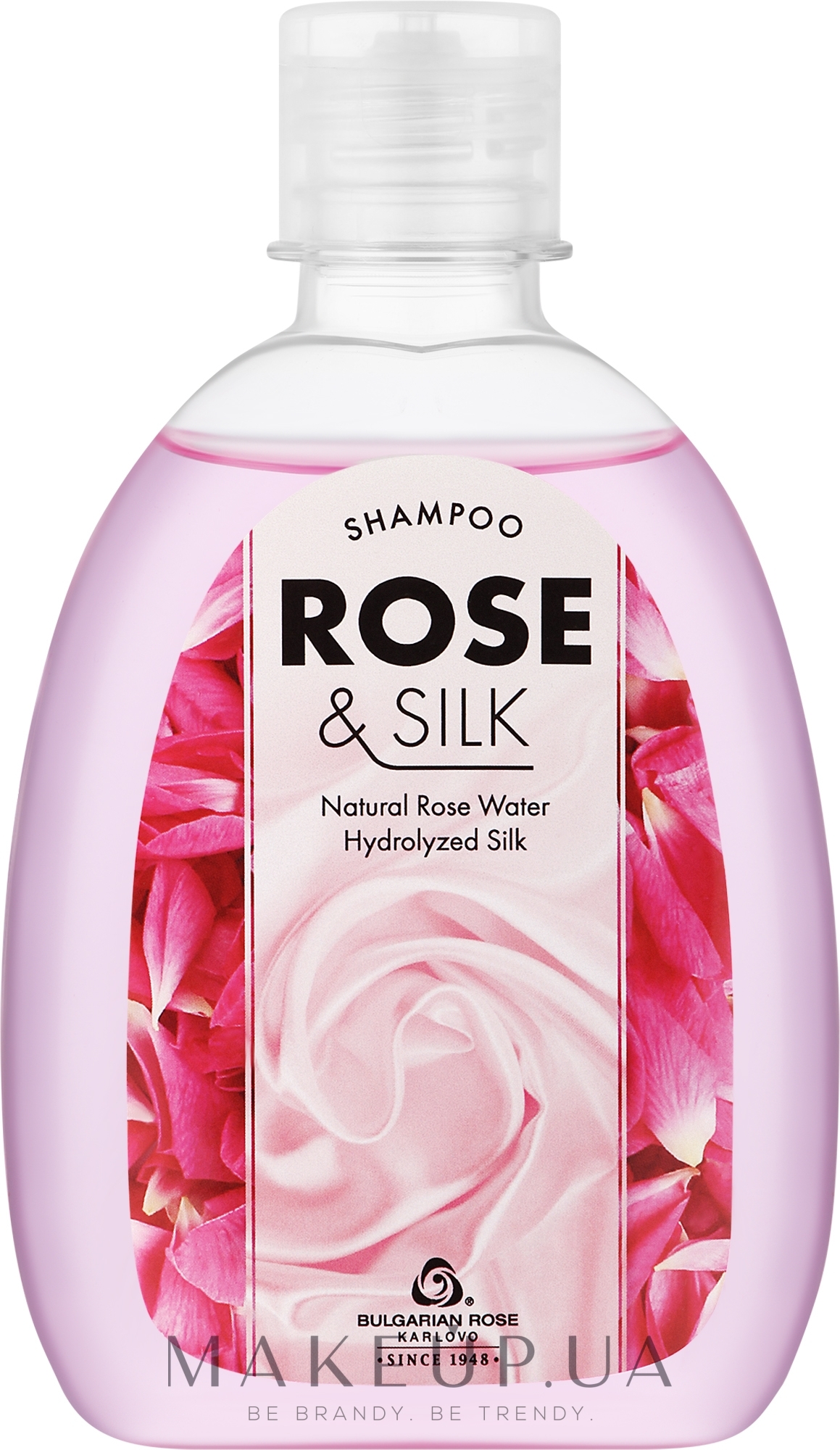 Шампунь для волосся - Bulgarian Rose Rose & Silk Shampoo — фото 320ml