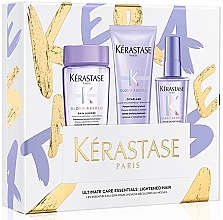 Парфумерія, косметика Набір - Kerastase Blond Discovery Holiday Set (shm/80ml + h/cond/75ml + h/oil/50ml)