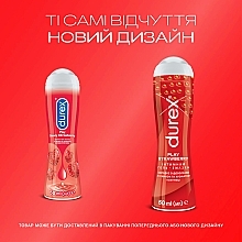 Интимный гель-смазка со вкусом и ароматом клубники (лубрикант) - Durex Play Saucy Strawberry — фото N5