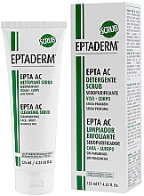 Очищающий скраб для жирной кожи лица - Eptaderm Epta AC Cleansing Scrub — фото N1