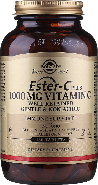 Вітамін С складноефірний - Solgar Ester-C Plus 1000 мг — фото N3