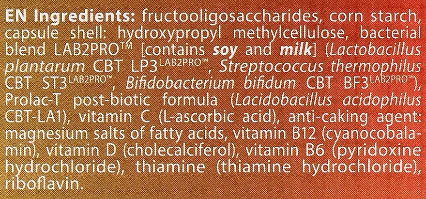 Пищевая добавка пробиотик "Vitality", в капсулах - Allnutrition Probiotic LAB2PRO — фото N4
