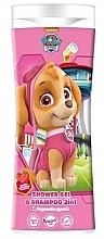 Парфумерія, косметика Гель-шампунь для душу "Скай" - Nickelodeon Paw Patrol 2in1 Shower Gel & Shampoo Skye Strawberry