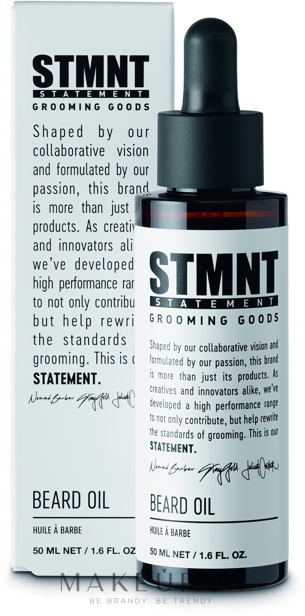 Масло для бороды - STMNT Statement Grooming Beard Oil — фото 50ml