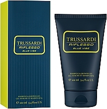 Trussardi Riflesso Blue Vibe - Шампунь и гель для душа — фото N2