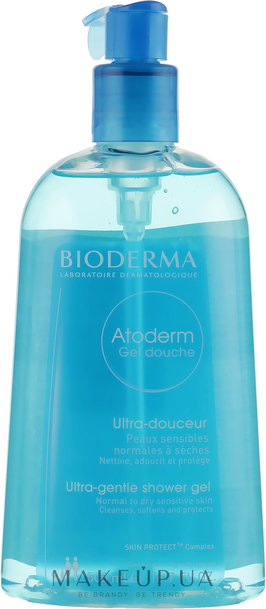 Гель для душу, для сухої та чутливої шкіри - Bioderma Atoderm Gentle Shower Gel — фото 500ml