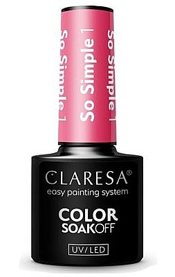 Гель-лак для нігтів - Claresa So Simple Color Soak Of UV/LED — фото N1