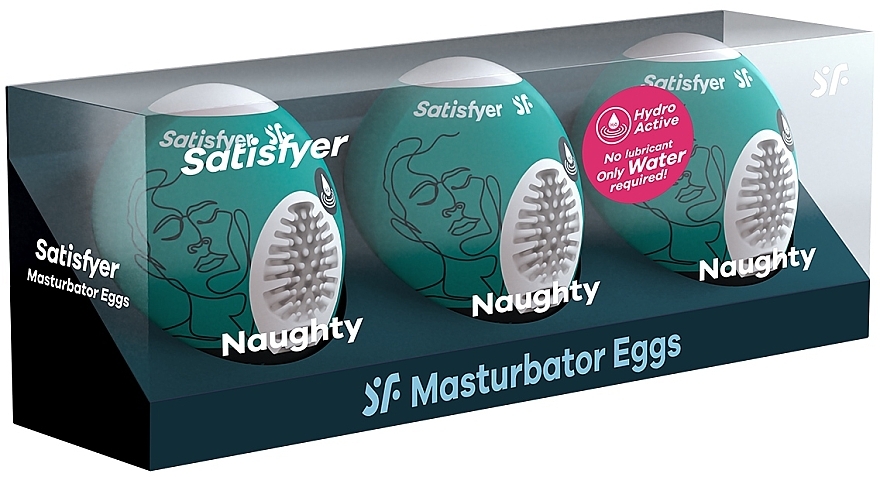 Набор - Satisfyer Masturbator Egg 3er Set Noughty — фото N1