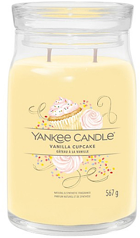 Ароматическая свеча в банке "Vanilla Cupcake", 2 фитиля - Yankee Candle Singnature  — фото N2