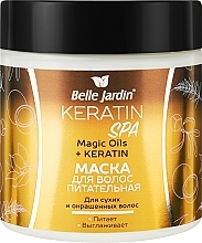 Маска для окрашенных и сухих волос - Belle Jardin Keratin SPA Magic Oils + Keratin — фото N1