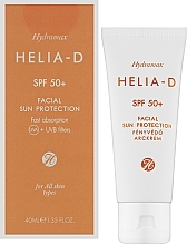 Сонцезахисний крем для обличчя - Helia-D Hydramax Facial Sun Protection SPF 50+ — фото N2