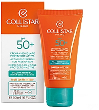 Солнцезащитное средство для лица "Активная защита" - Collistar Active Protection Sun Face Cream SPF 50+ — фото N2
