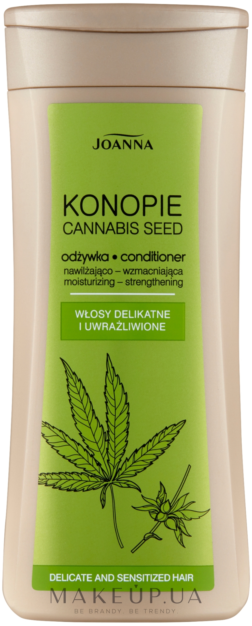 Кондиционер с семенами конопли - Joanna Cannabis Seed Moisturizing-Strengthening Conditioner — фото 200ml