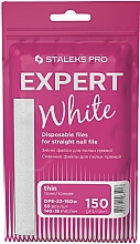 Набір змінних файлів для пилки прямої, білі, 150 грит, 50 шт. - Staleks Pro Expert White 22 — фото N1