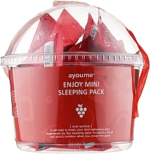 Парфумерія, косметика Антивікова маска для обличчя - Ayoume Enjoy Mini Sleeping Pack (пробник)
