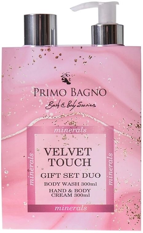 Набор - Primo Bagno Velvet Touch Gift Set Duo (b/wash/300ml + b/cr/300ml) — фото N1