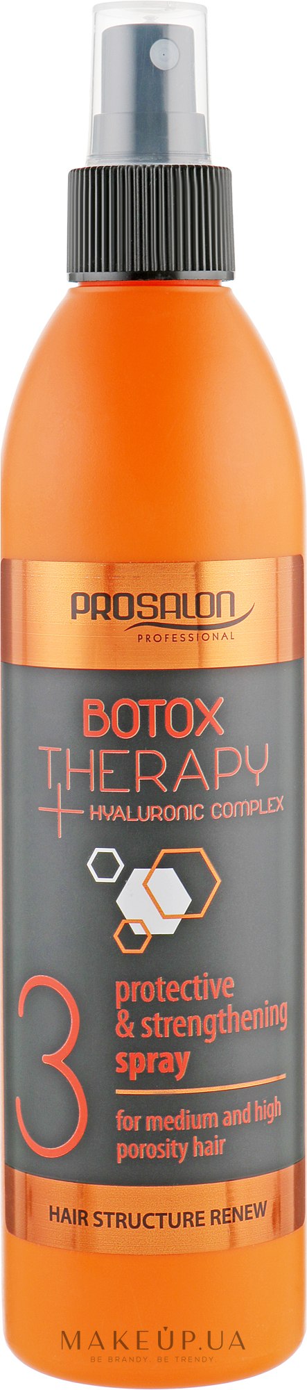 Антивозрастной спрей для волос - Prosalon Botox Therapy Protective & Strengthening 3 Spray — фото 275ml