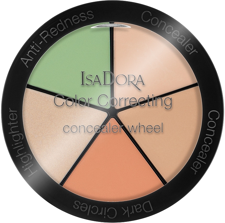 Коректор для обличчя 5 в 1 - IsaDora Color Correcting Concealer Wheel — фото N2