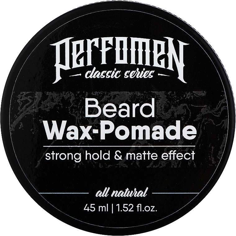 Віск-помада для бороди - Perfomen Classic Series Beard Wax-Pomade Strong Hold & Matte Effect