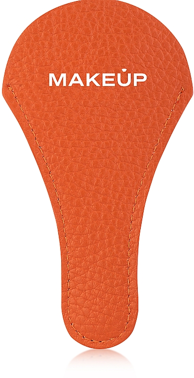 Чехол для ножниц кожаный, оранжевый "Basic" - MAKEUP — фото N1