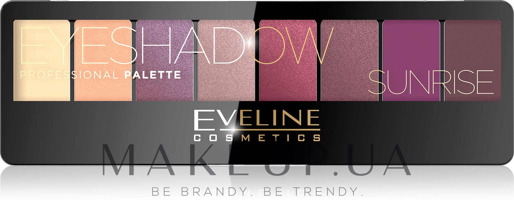 Палетка теней для век - Eveline Cosmetics Eyeshadow — фото Sunrise