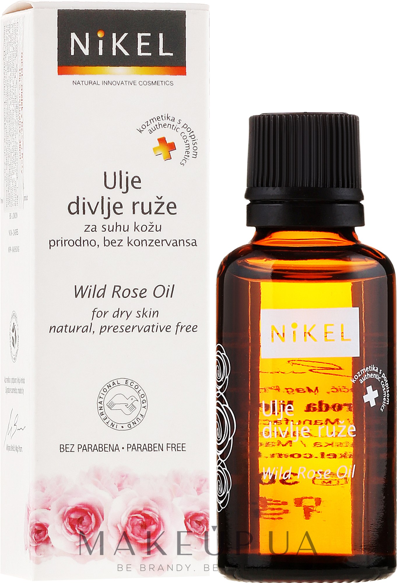 Масло дикой розы - Nikel Wild Rose Oil — фото 30ml