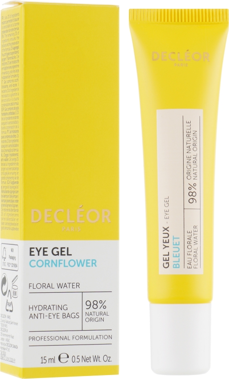 Зволожувальний гель-крем для шкіри навколо очей - Decleor Hydra Floral Everfresh Hydrating Wide-Open Eye Gel — фото N1