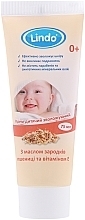 Детский увлажняющий крем с маслом зародышей пшеницы и витамином Е - Lindo  — фото N1