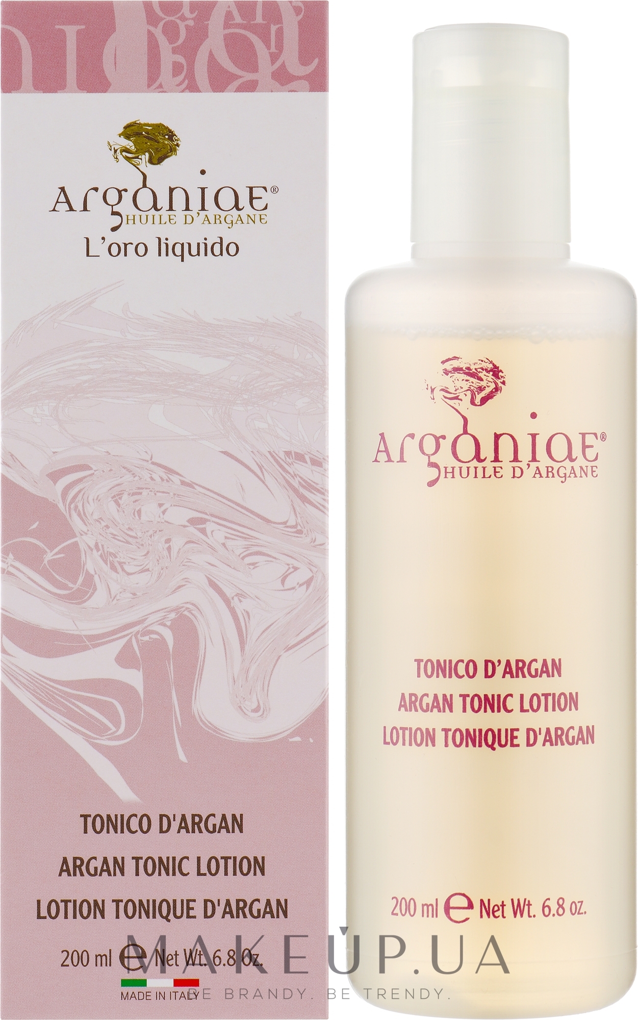 Тонизирующий лосьон для лица с аргановым маслом - Arganiae L'oro Liquido Argan Tonic Lotion — фото 200ml