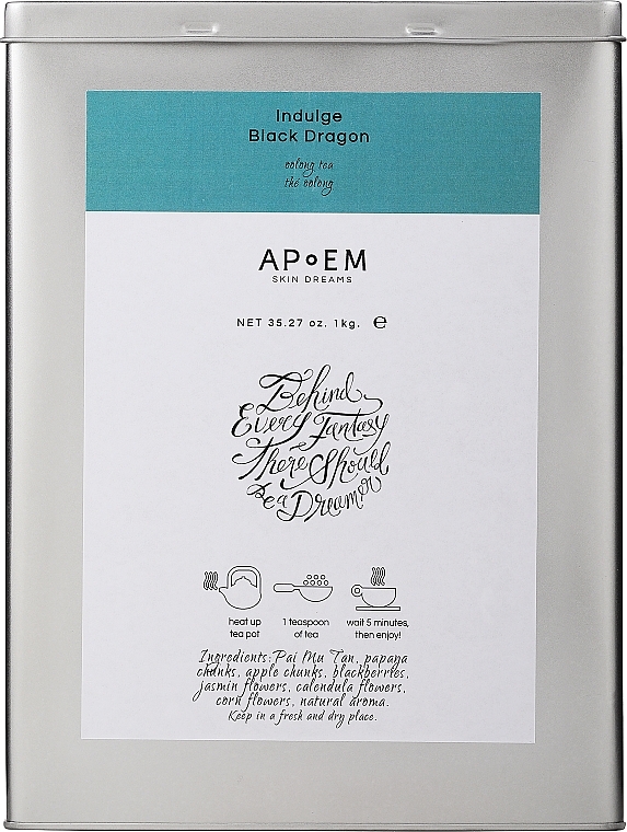 Набор - APoEM Indulge Black Dragon (tea/1000g + acc) — фото N1