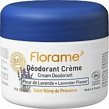 Парфумерія, косметика Кремовий дезодорант "Квітка лаванди" - Florame Cream Deodorant Lavender Flower