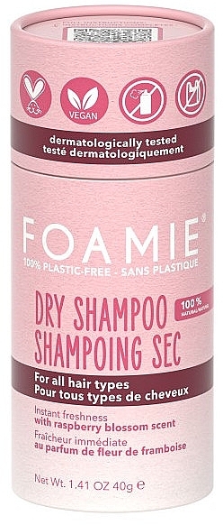 Сухий шампунь для всіх типів волосся - Foamie Berry Fresh Dry Shampoo — фото N1