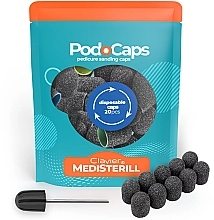 Абразивні насадки для педикюру - Clavier Medisterill PodoCaps Pedicure Sanding Caps — фото N2
