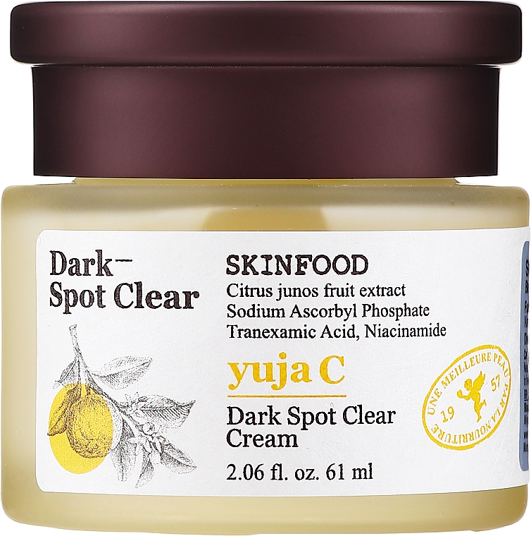 Крем для удаления темных пятен - Skinfood Yuja C Dark Spot Clear Cream — фото N1