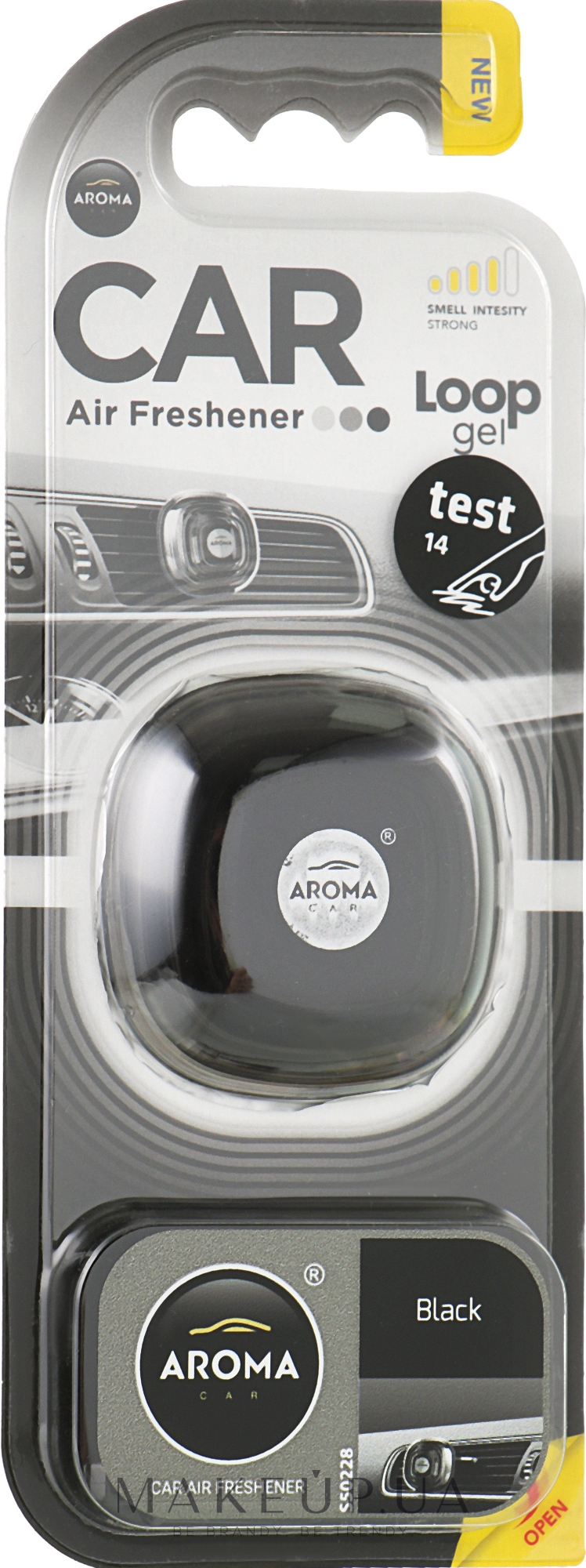 Ароматизатор гелевий "Black" для автомобіля - Aroma Car Loop — фото 9g