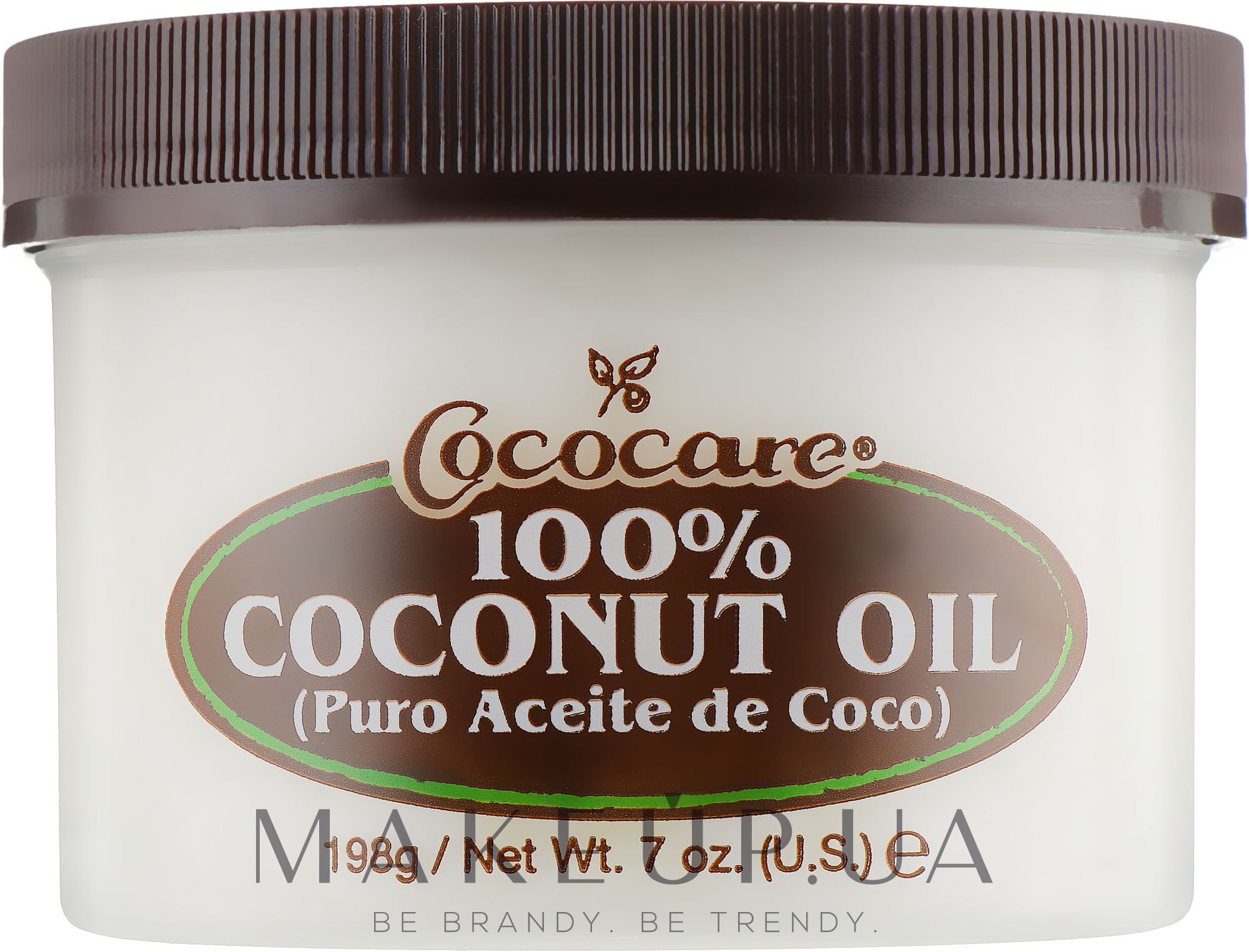 Кокосовое масло для волос и тела - Cococare 100% Coconut Oil — фото 198g
