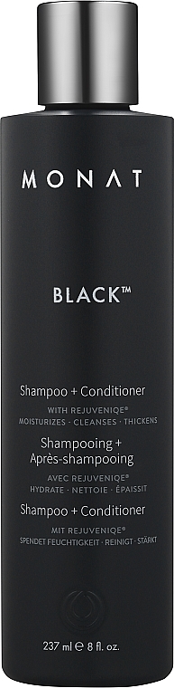 Шампунь-кондиционер для мужчин - Monat Black 2-In-1 Shampoo + Conditioner — фото N1