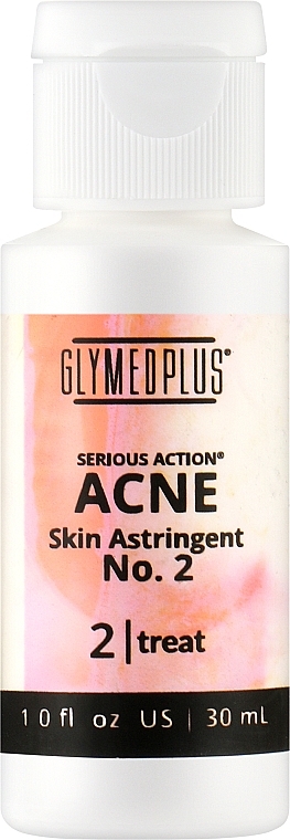 Вяжущее средство №2 с 2% салициловой кислотой - GlyMed Plus Serious Action Skin Astringent No. 2 (мини) — фото N1