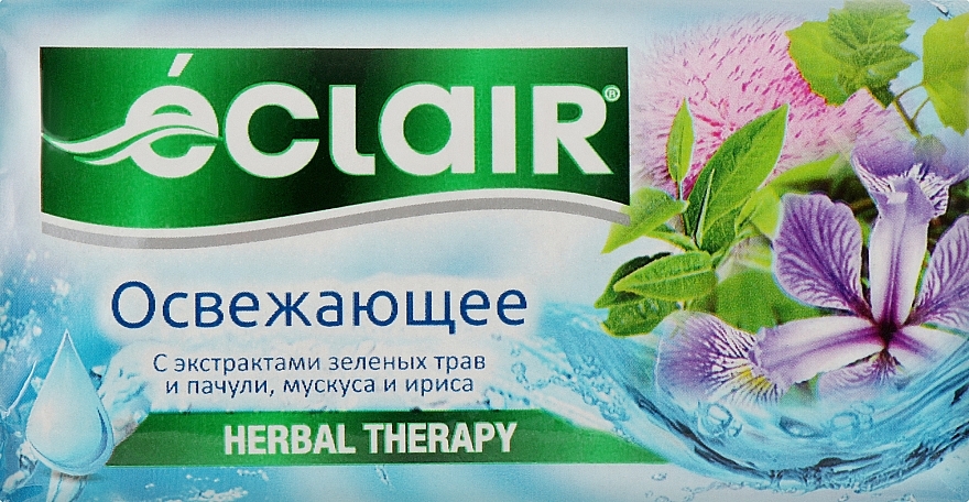 Мыло туалетное "Освежающее" - Eclair Herbal Therapy — фото N1