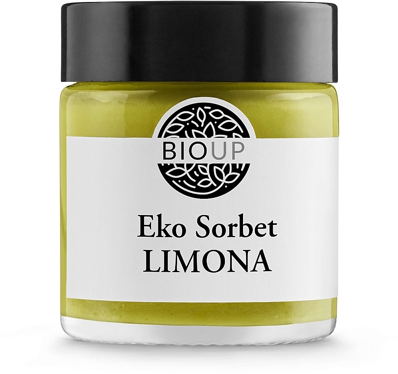 Регулирующий масляный крем с коноплей, березой и лаймом - Bioup Eko Sorbet Lemon — фото N1